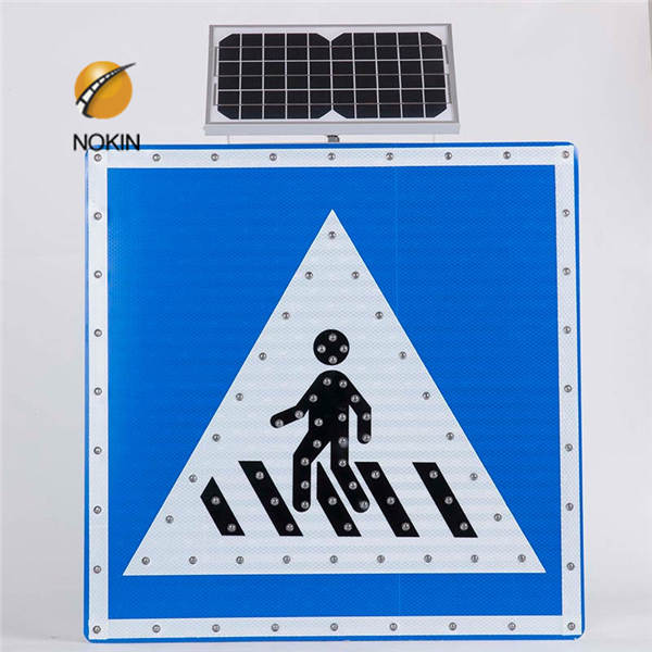 Customized Speed Limited Sign Solar Power Active Luminous Traffic Warning Sign